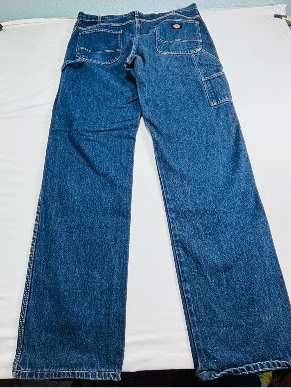 Dickies Men’s Blue Straight-Leg Carpenter Jeans M505
